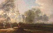 unknow artist Castle Westerbeek at the westside of the city of The Hague oil painting reproduction